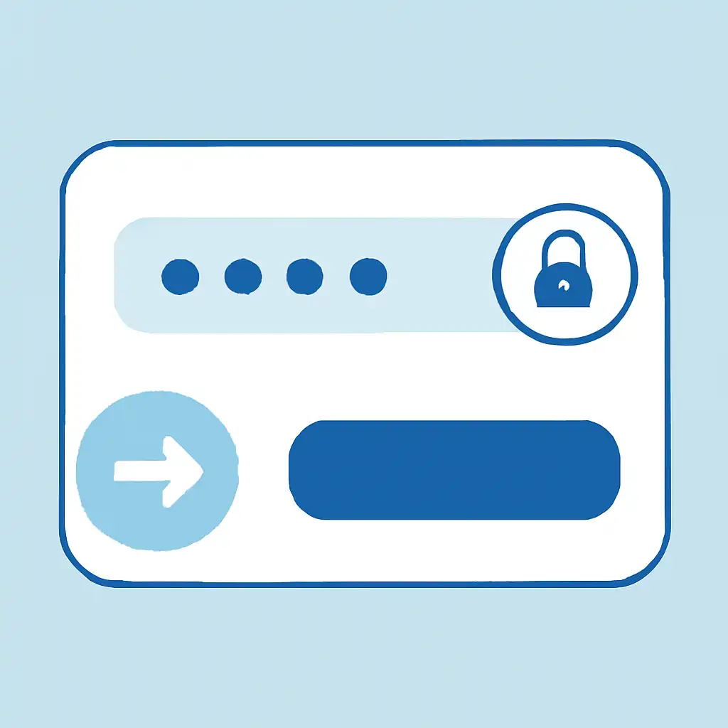 Close-up of button or form field for password reset, Indibet